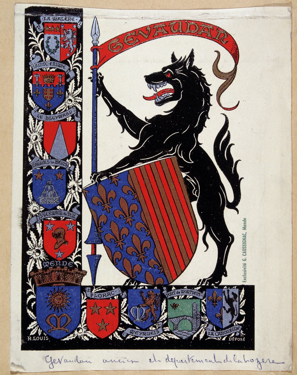 Coat of the Gevaudan by School French