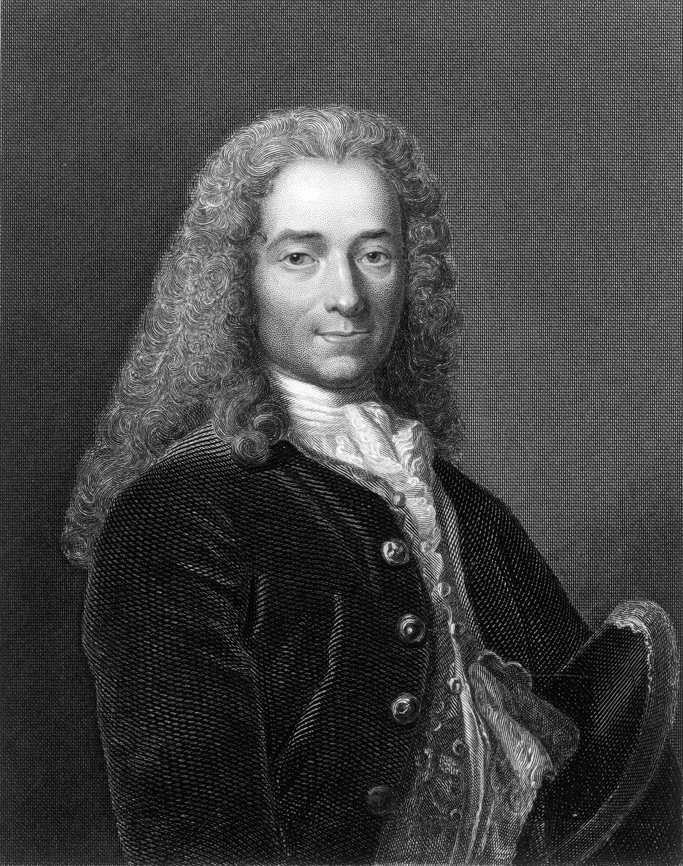 Francois Marie Arouet aka Voltaire (Engraving) by School French