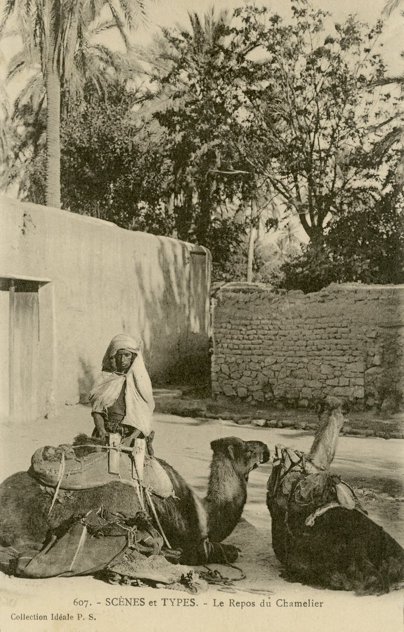 Le Repos du Chamelier, c.1890-1914 by School French