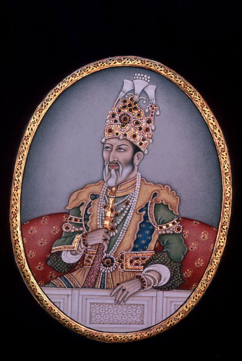 Portrait of Shah Jahan by School Indian