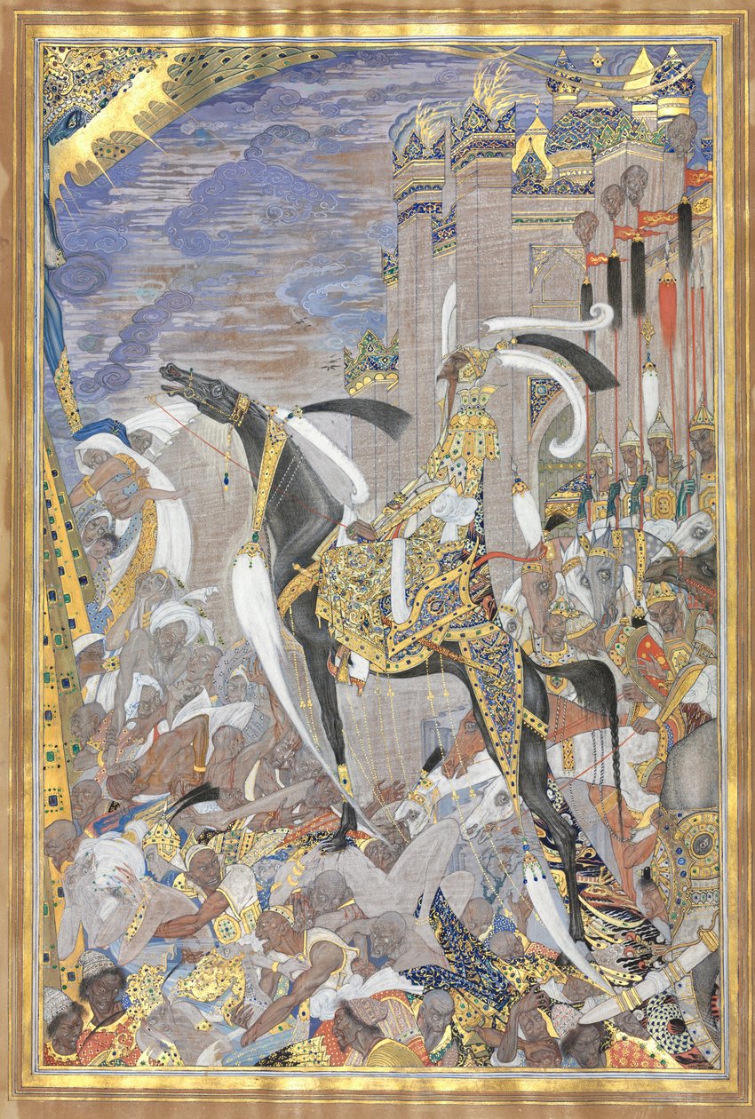 Victorious Army Entering City After Siege by School Pakistani