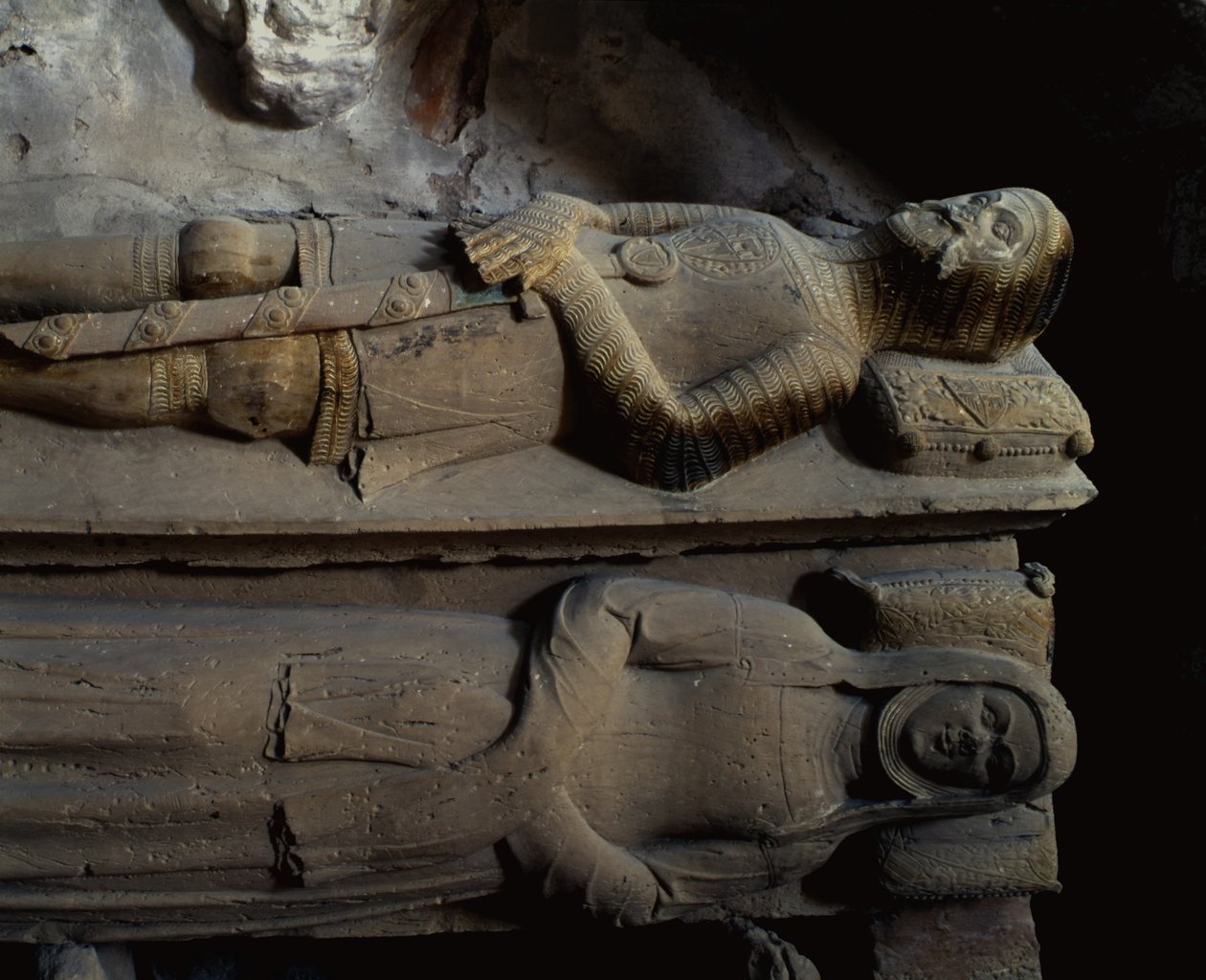 Detail of a Sarcophagus by School Spanish