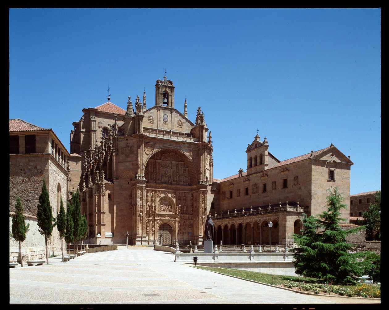 View of Plateresque Facade by School Spanish