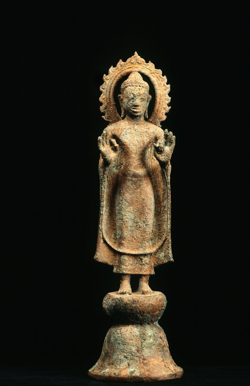 Buddha, Davaravati Period by School Thai