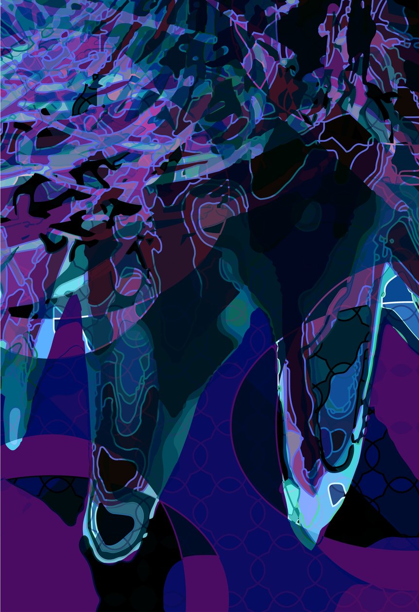 Artichoke_abst_vert3b by Scott J. Davis