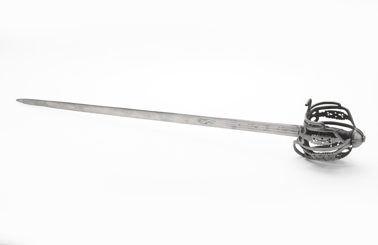 Basket-Hilted Broad Sword by Scottish School