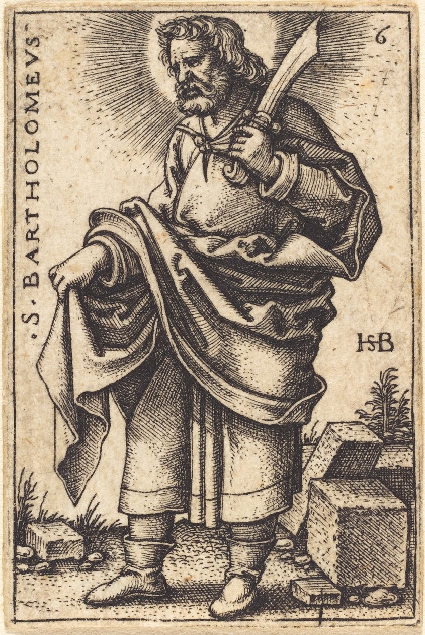 Bartholomew by Sebald Beham