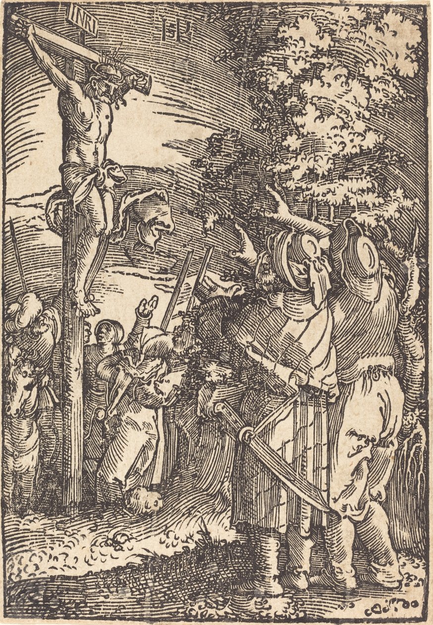 Christ on the Cross by Sebald Beham
