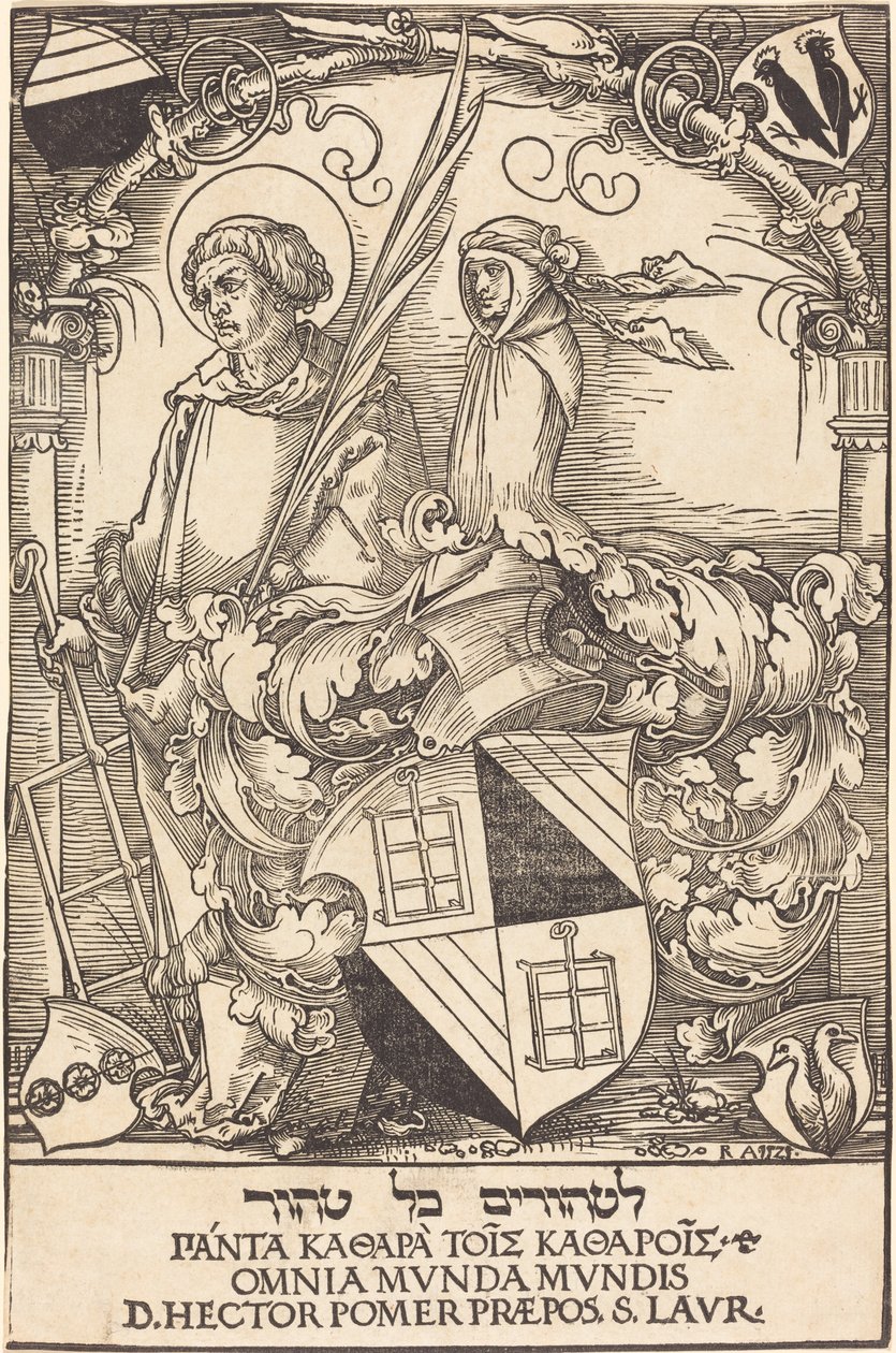 Coat of Arms of Hector Pomer by Sebald Beham