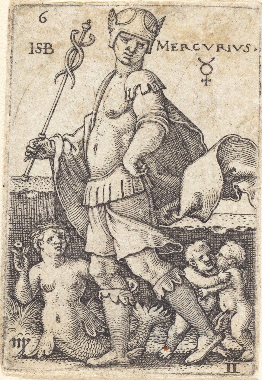 Mercury by Sebald Beham