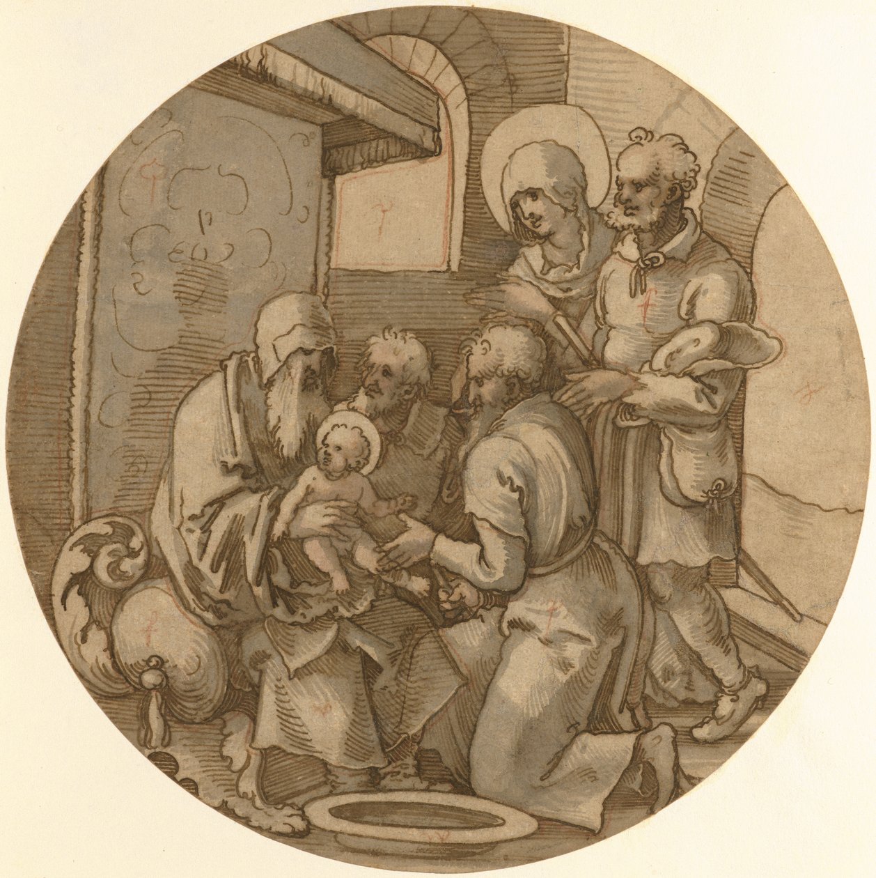 The Circumcision by Sebald Beham