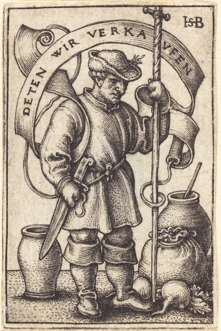 The Market Peasant by Sebald Beham