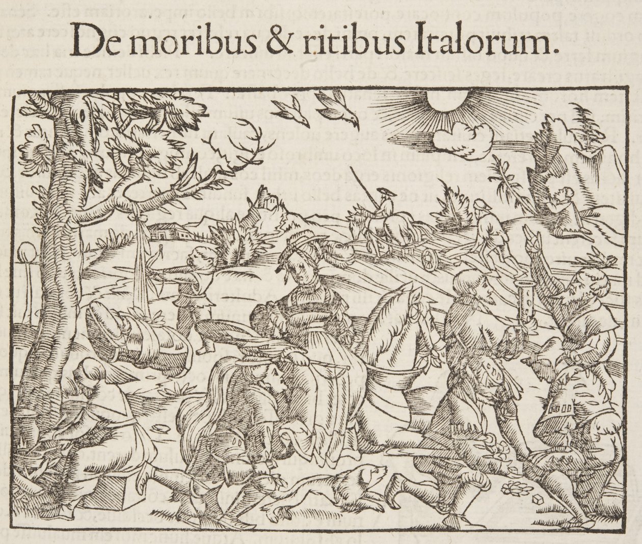 Cosmographia, detail of Fol 201, 1544 by Sebastian Munster