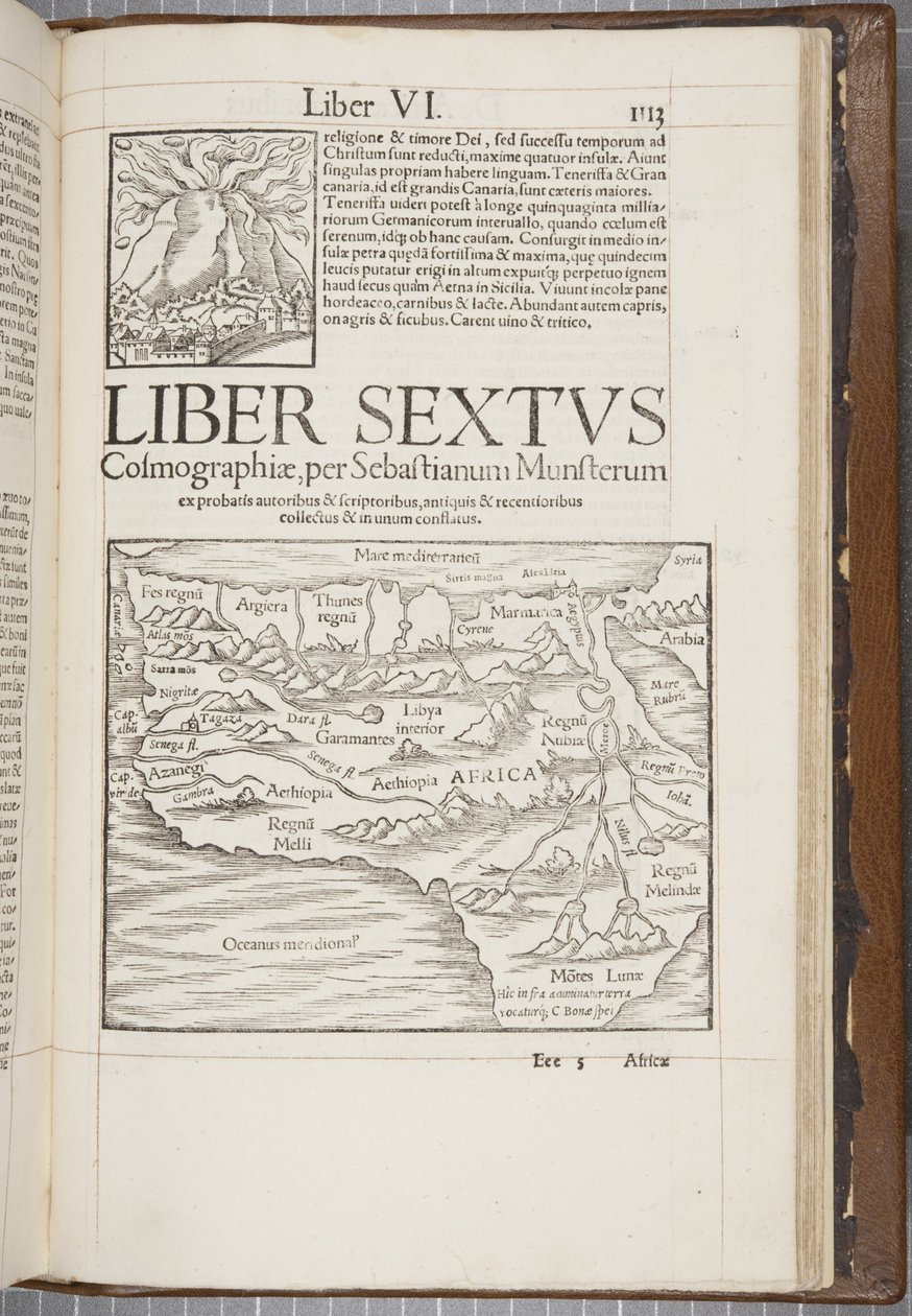 Cosmographia, Col 1113, 1544 by Sebastian Munster