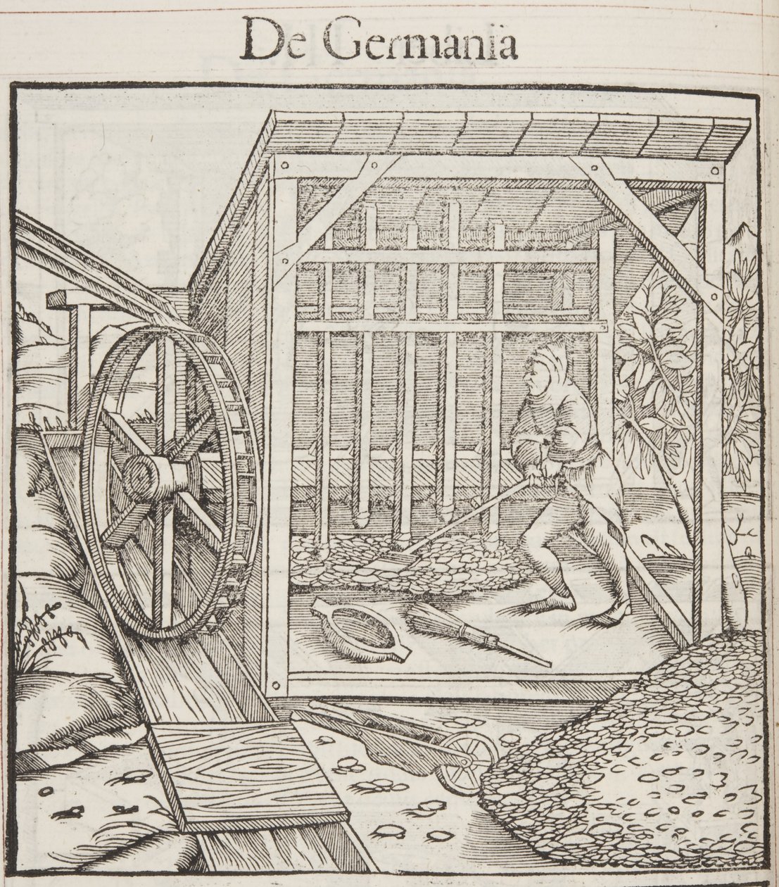 Cosmographia, detail of Fol 43 by Sebastian Munster