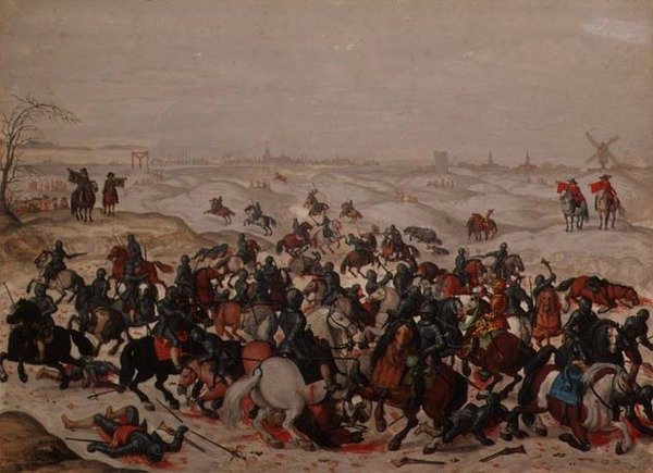 The Battle of Leckerbeetje by Sebastian Vrancx