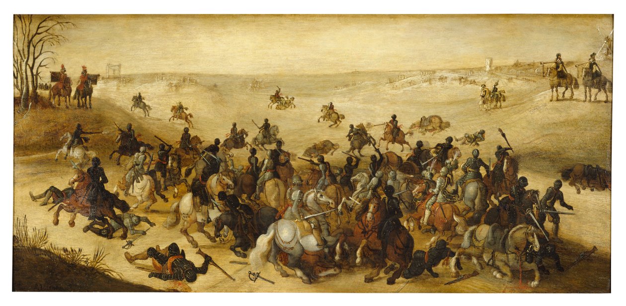 The Battle of Leckerbetken by Sebastian Vrancx