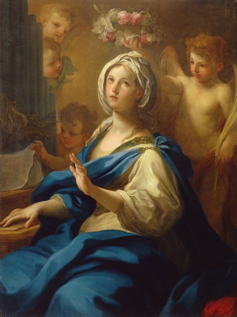 St. Cecilia by Sebastiano Conca