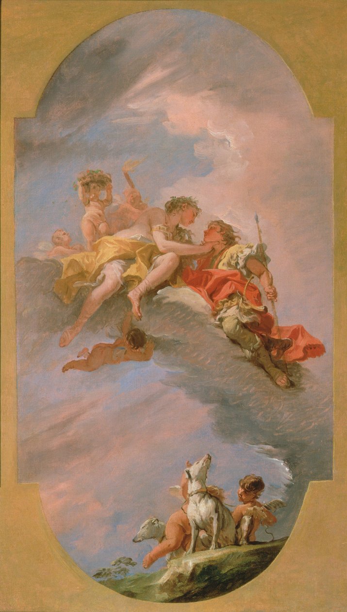 Venus and Adonis by Sebastiano Ricci