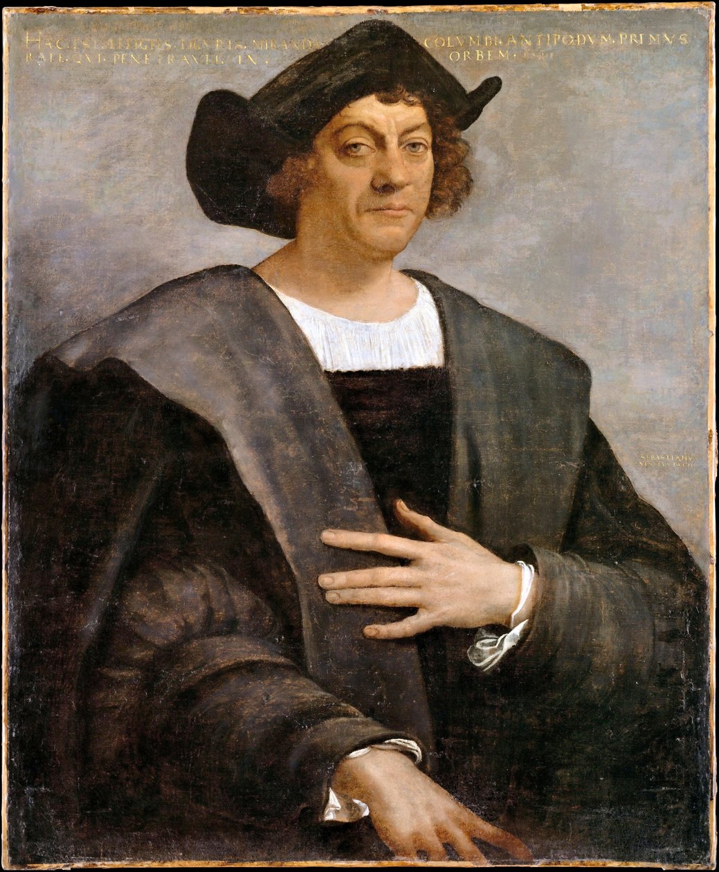 Portrait of a Man, Said to be Christopher Columbus by Sebastiano del Piombo
