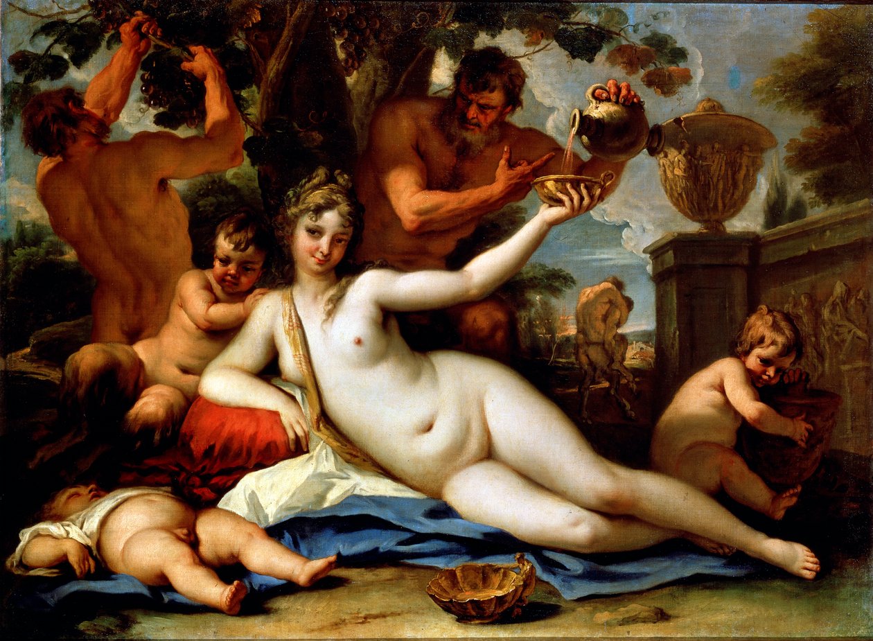 Bacchante and Satyrs, c1713 by Sebastiano Ricci