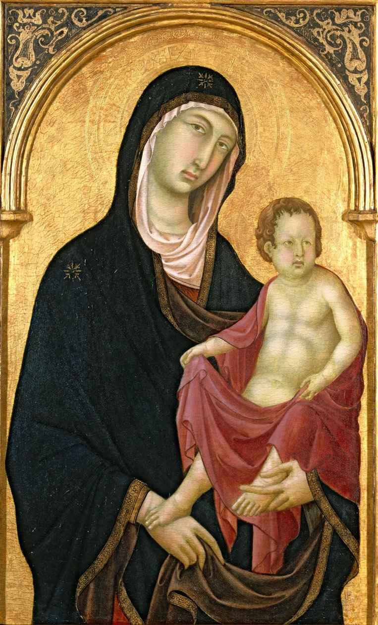 Madonna with Child by Segna di Bonaventura
