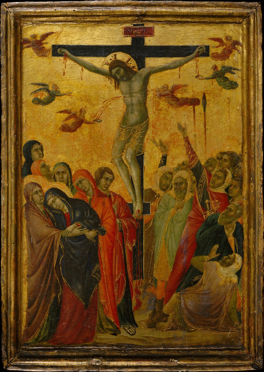 The Crucifixion by Segna di Buonaventura