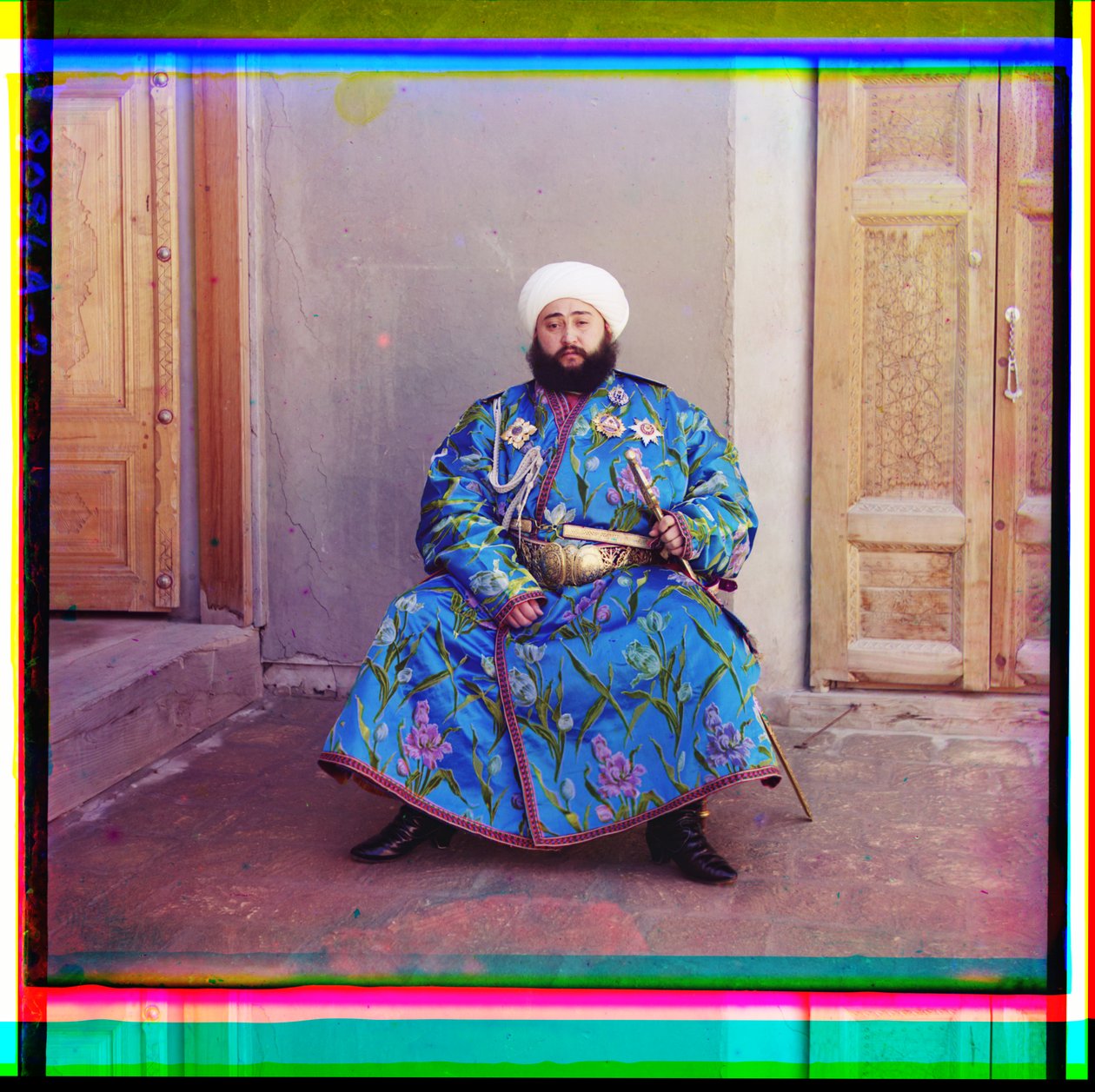 Emir of Bukhara. Bukhara by Sergei Mikhailovich Prokudin Gorskii