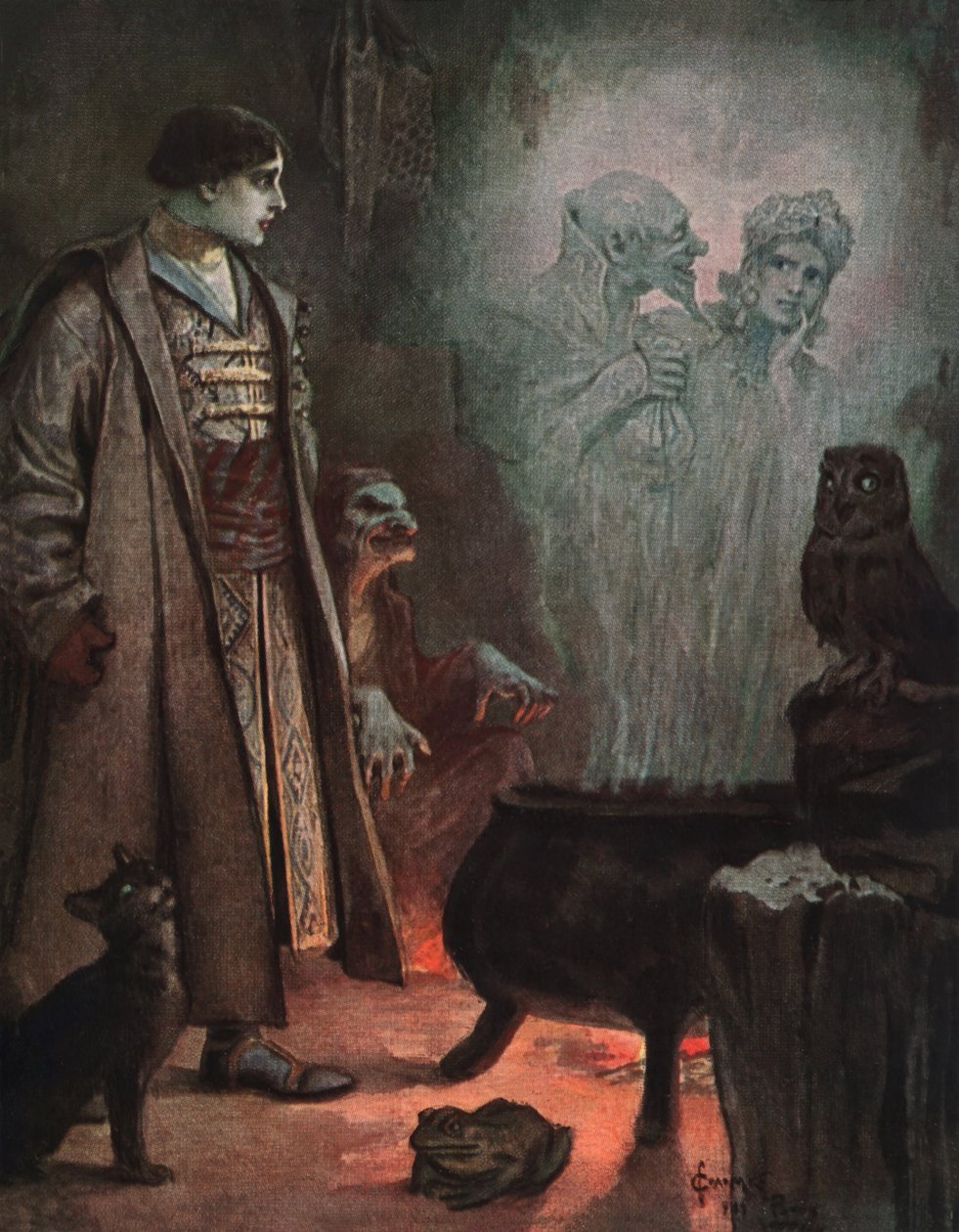 Fortune teller, c.1900 by Sergei Sergeevich Solomko