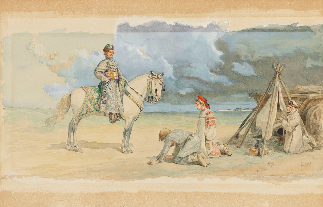 Arrival of the Boyar by Sergei Sergeyevich Solomko