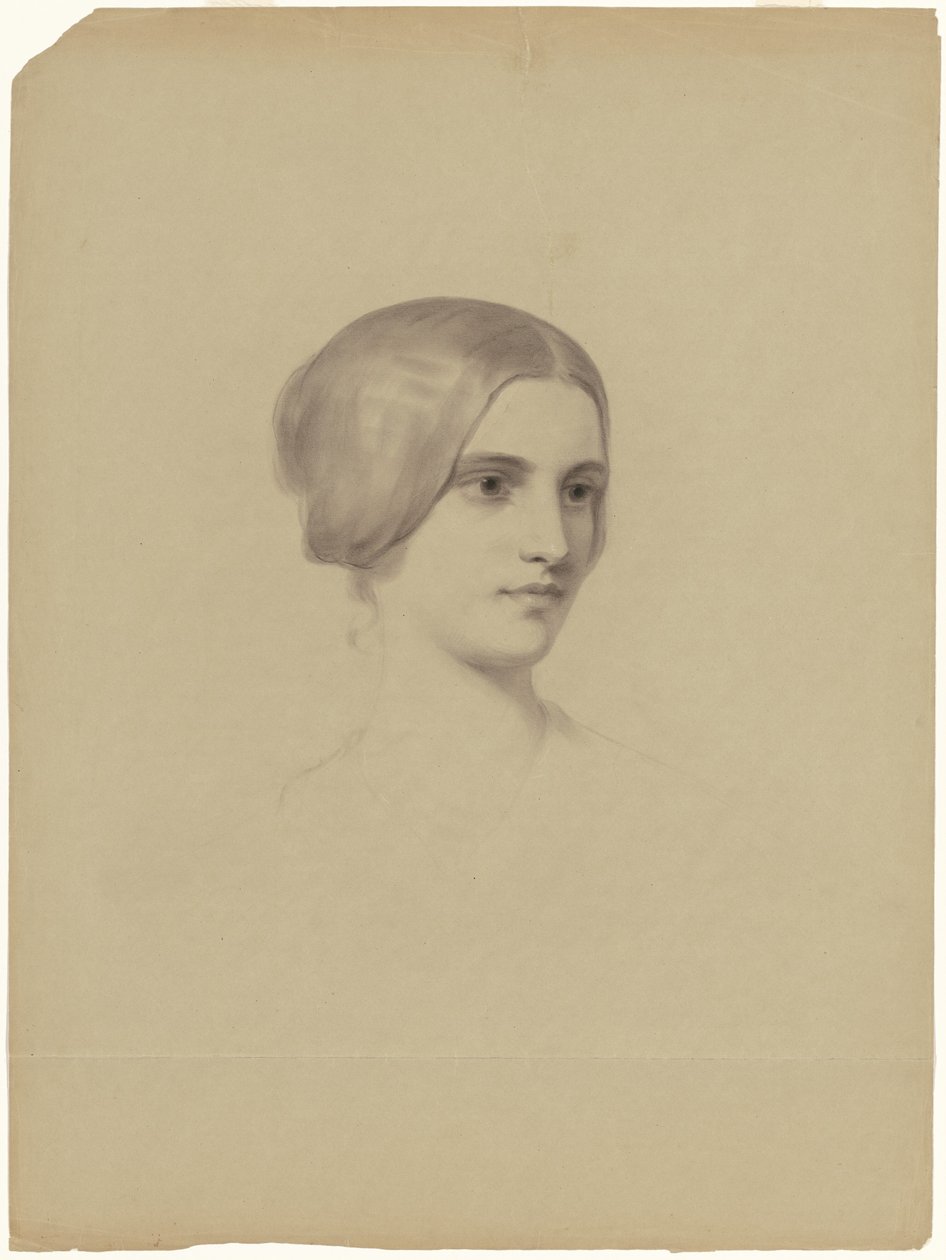 Head of a Young Woman by Seth Wells Cheney
