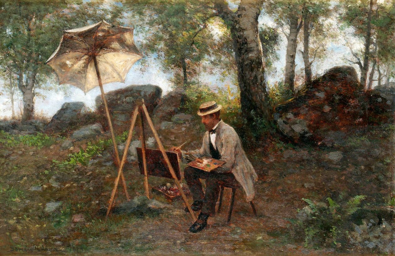 The Outdoor Painter by Severin Nilsson