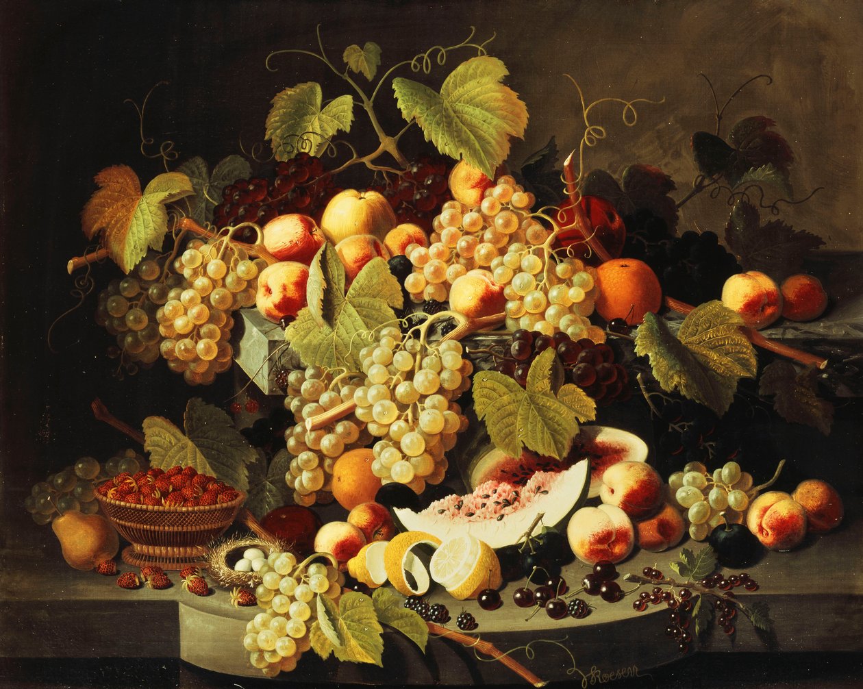 Bountiful Harvest by Severin Roesen