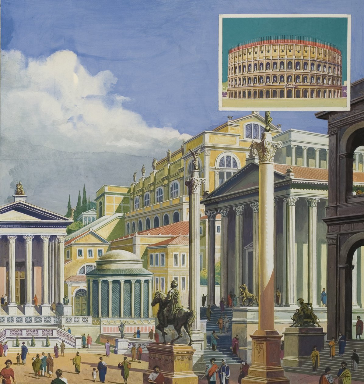 Ancient Rome by Severino Baraldi