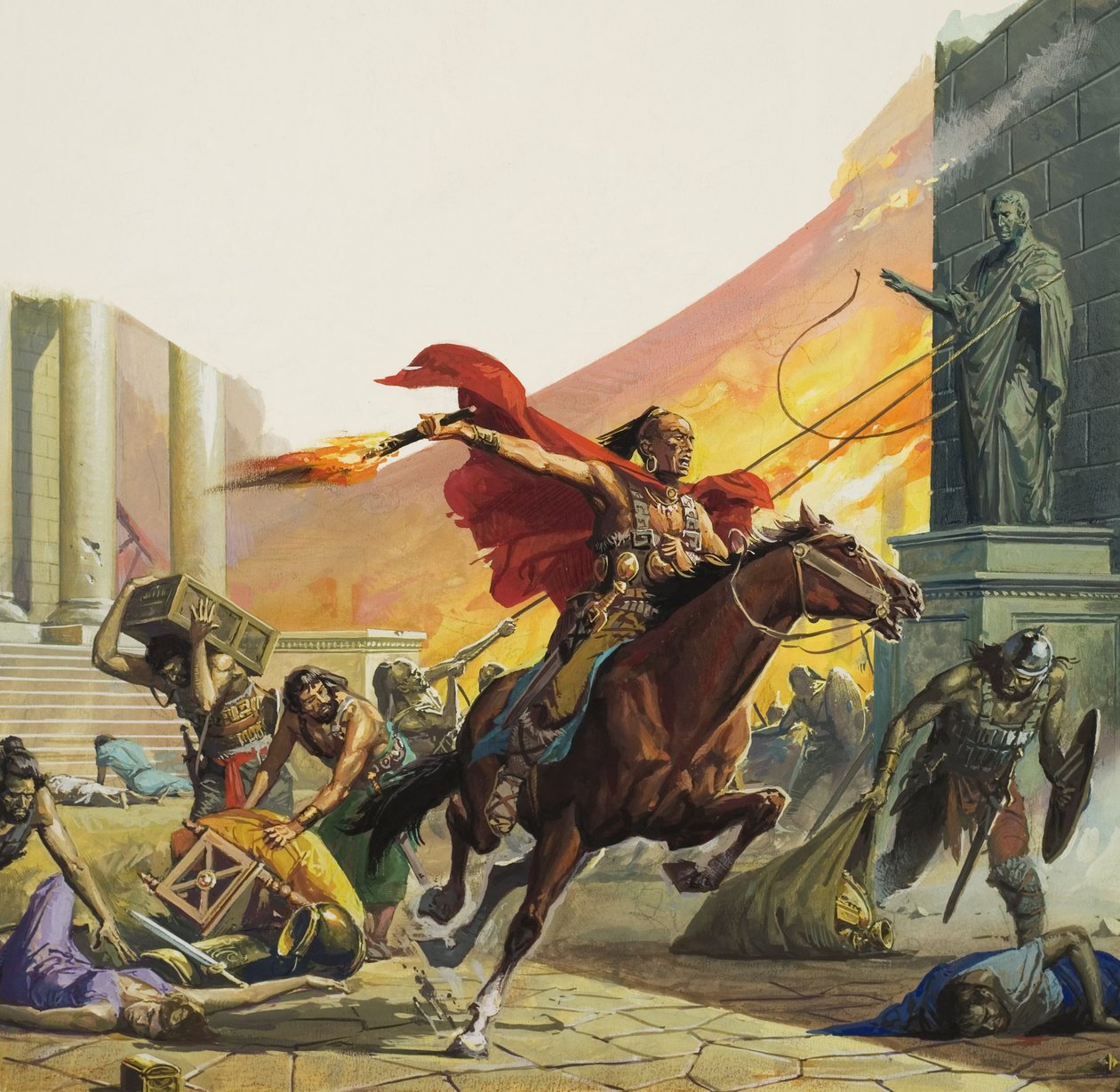 Barbarians at the Gate by Severino Baraldi
