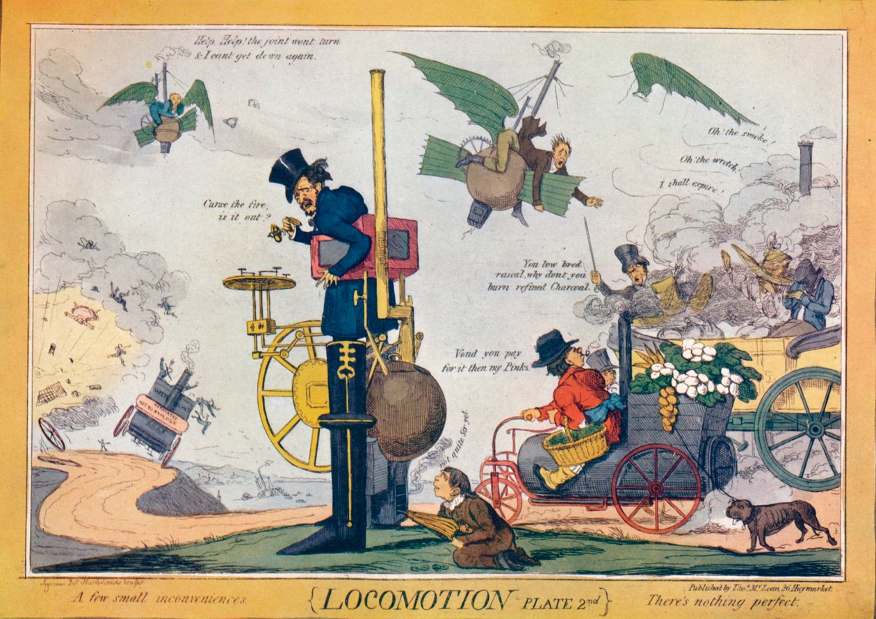 Locomotion Plate 2nd, 1835 by Seymour Del Shortshanks