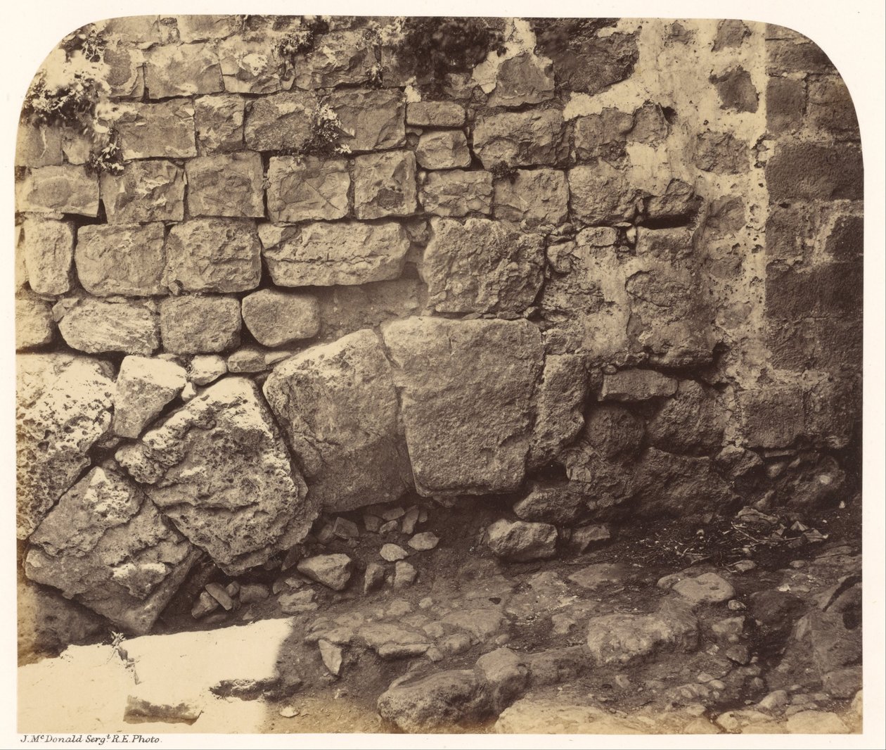 Portion of an Old Arch at the S.W. End of the Bazaars by Sgt. James M. McDonald