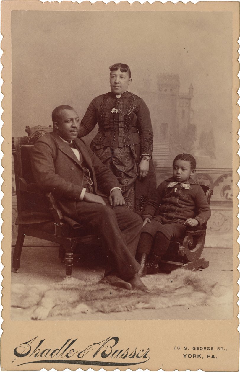 Portrait of a Family, c. 1895 by Shadle & Busser