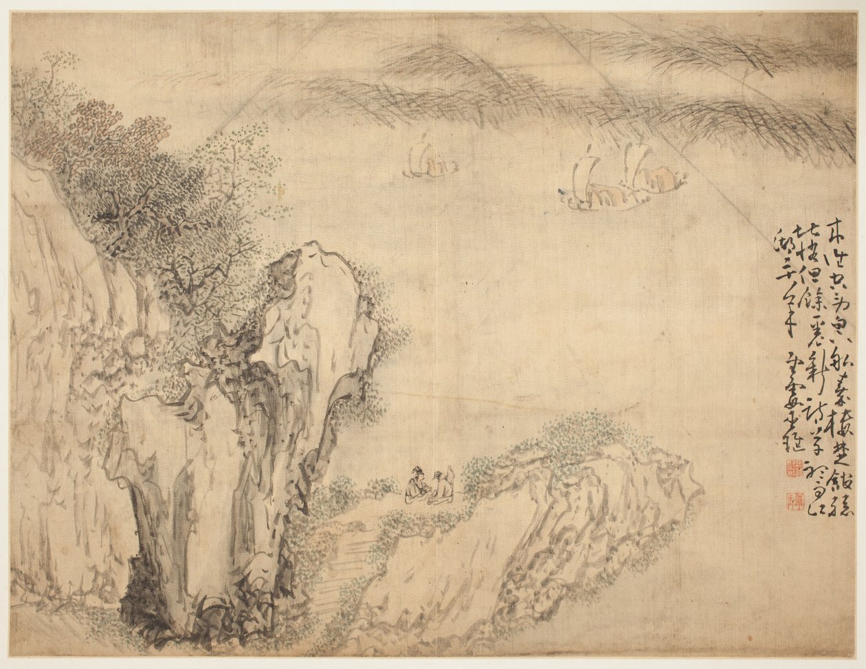 Landscapes and Figures: Landscape by Shen Huang