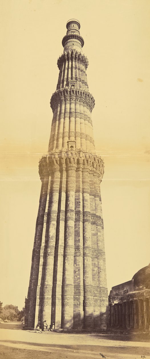 Qutub Minar, Delhi by Shepherd and Robertson