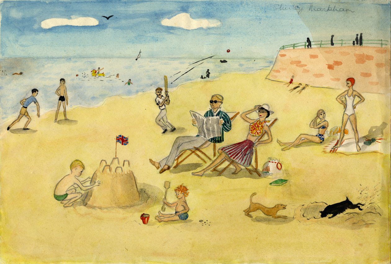 Beach Scene by Shirley Markham