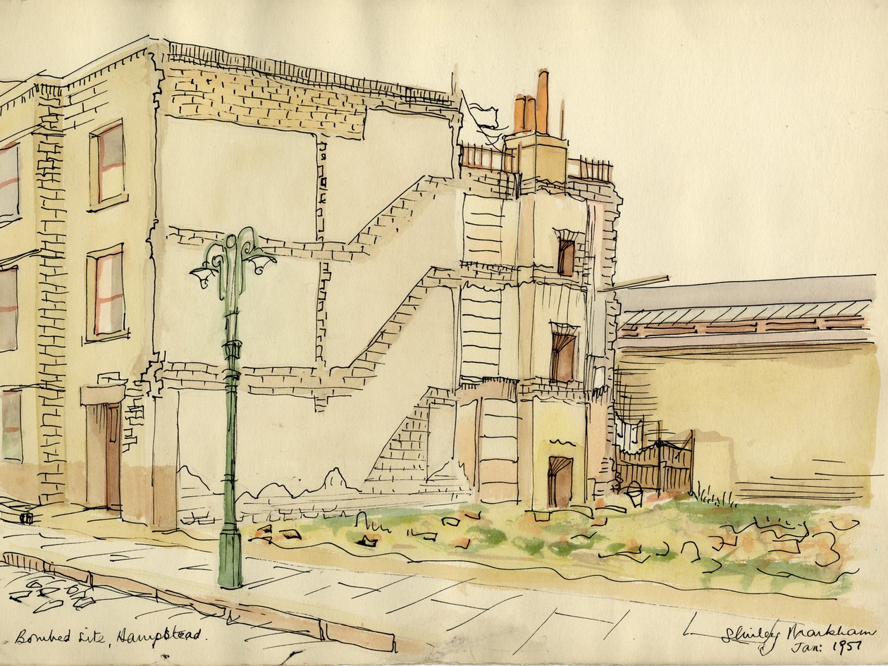 Bombed Site, Hampstead by Shirley Markham