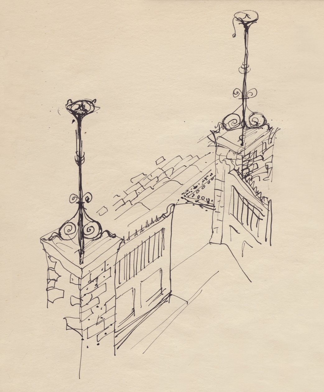 Double Gate, c1950 by Shirley Markham