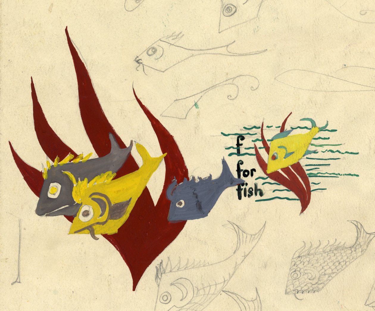 Fish Illustration by Shirley Markham