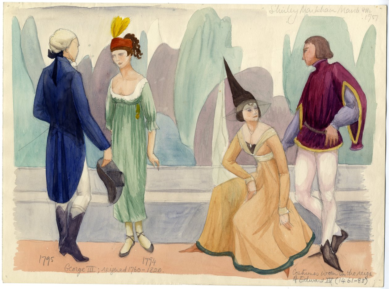 Historical costume by Shirley Markham