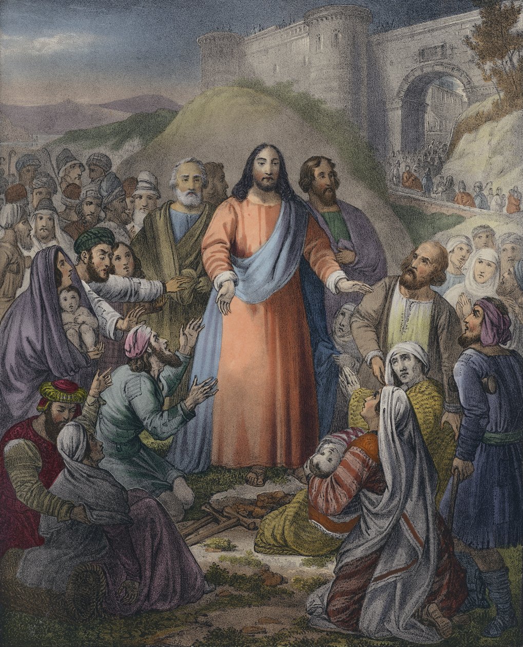 Christ Healing the Multitude by Siegfried Detler Bendixen