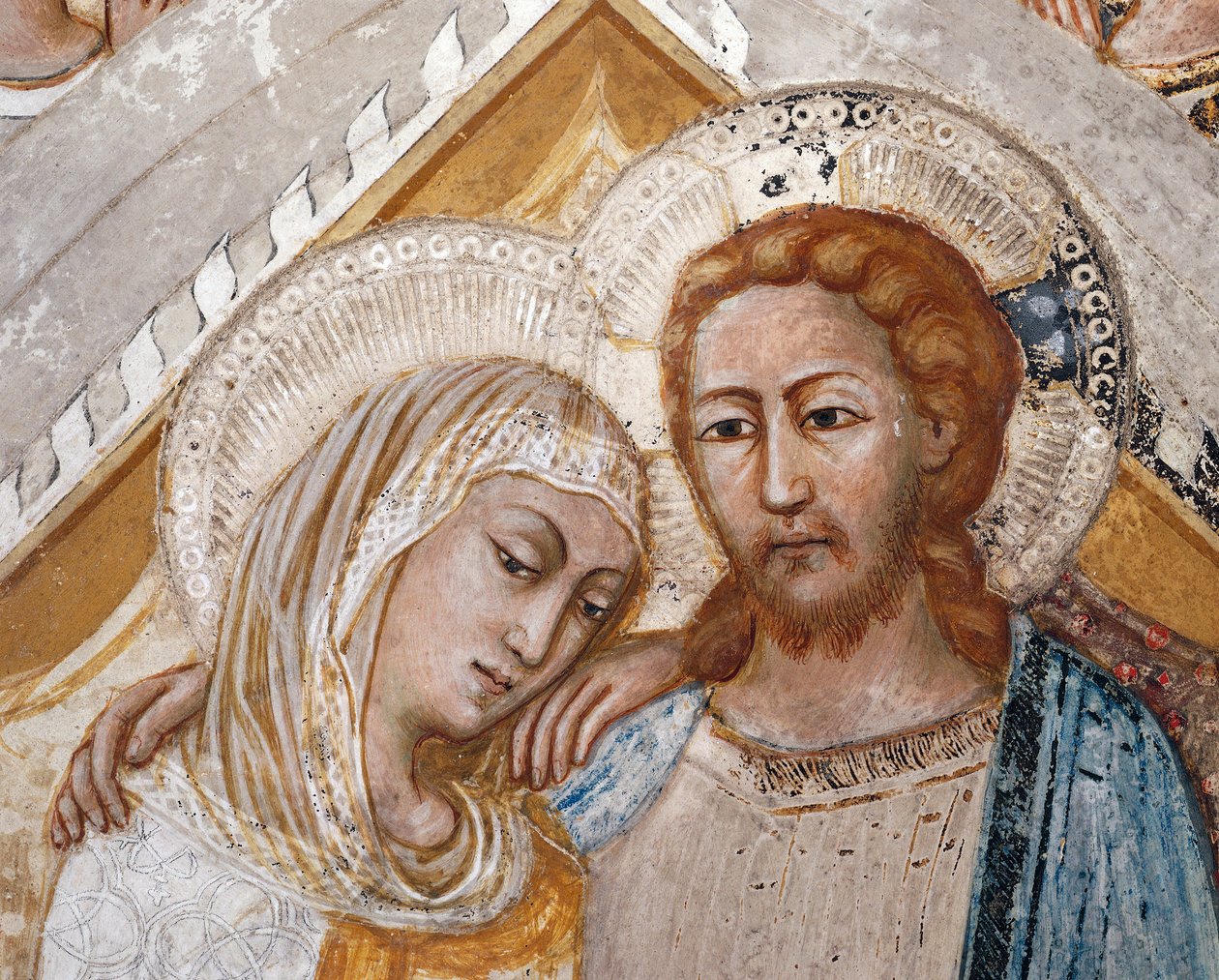 The Assumption of the Virgin (detail) by Sienese School