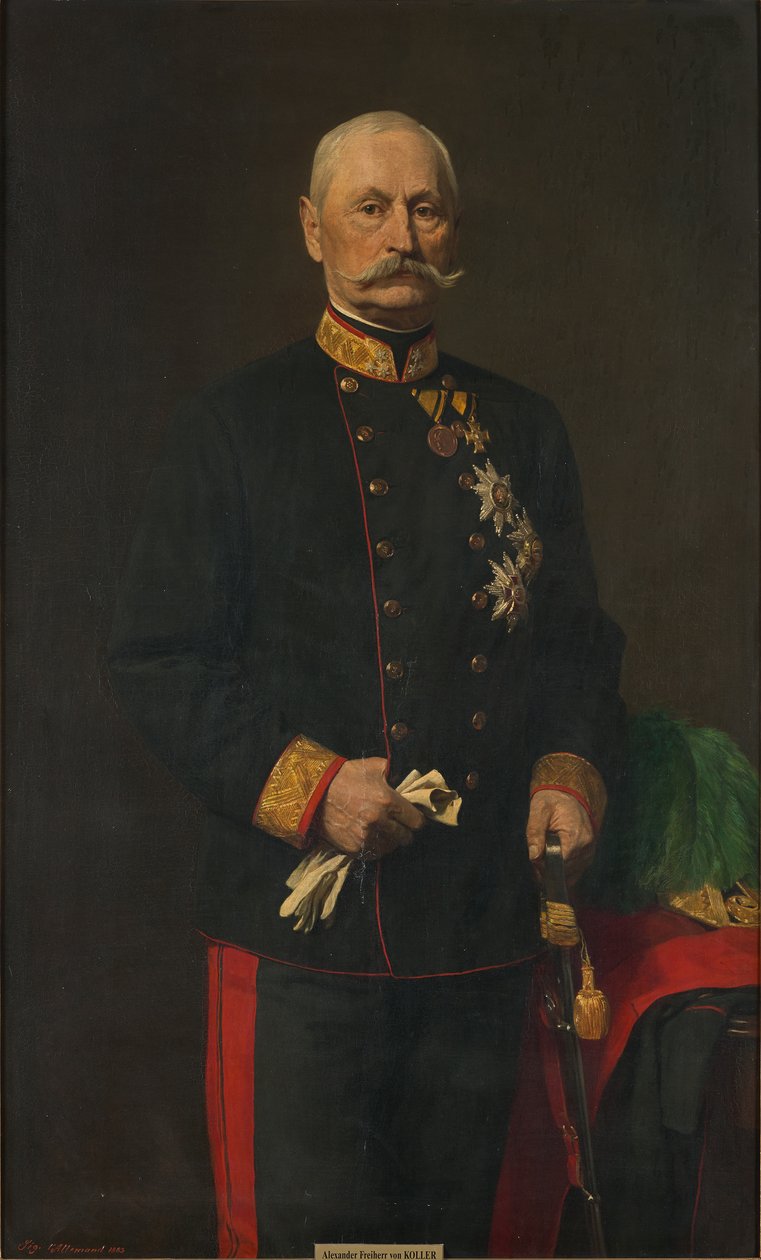 General of the Cavalry Alexander Freiherr von Koller by Sigmund L