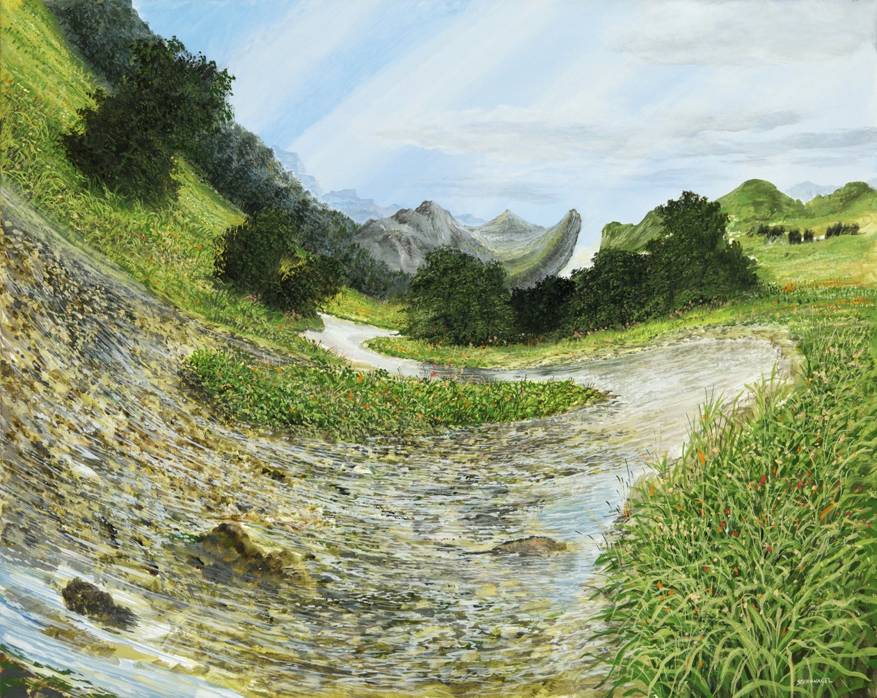 Mountain Stream by Silvian Sternhagel
