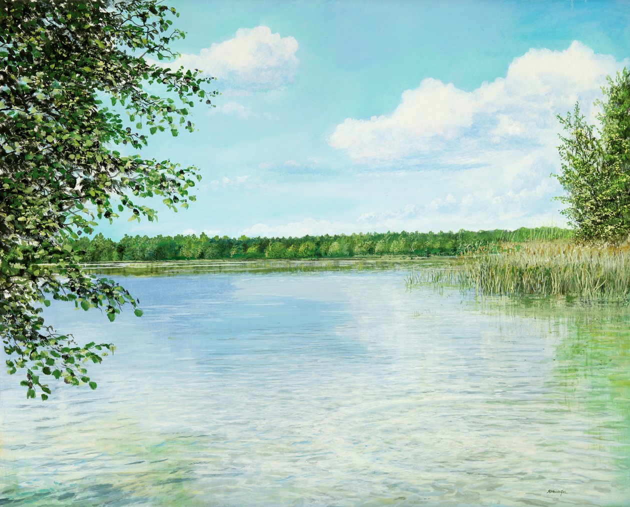 Lake near Muencheberg by Silvian Sternhagel